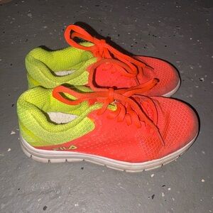 Fila Neon Orange and Yellow kids Sneakers
